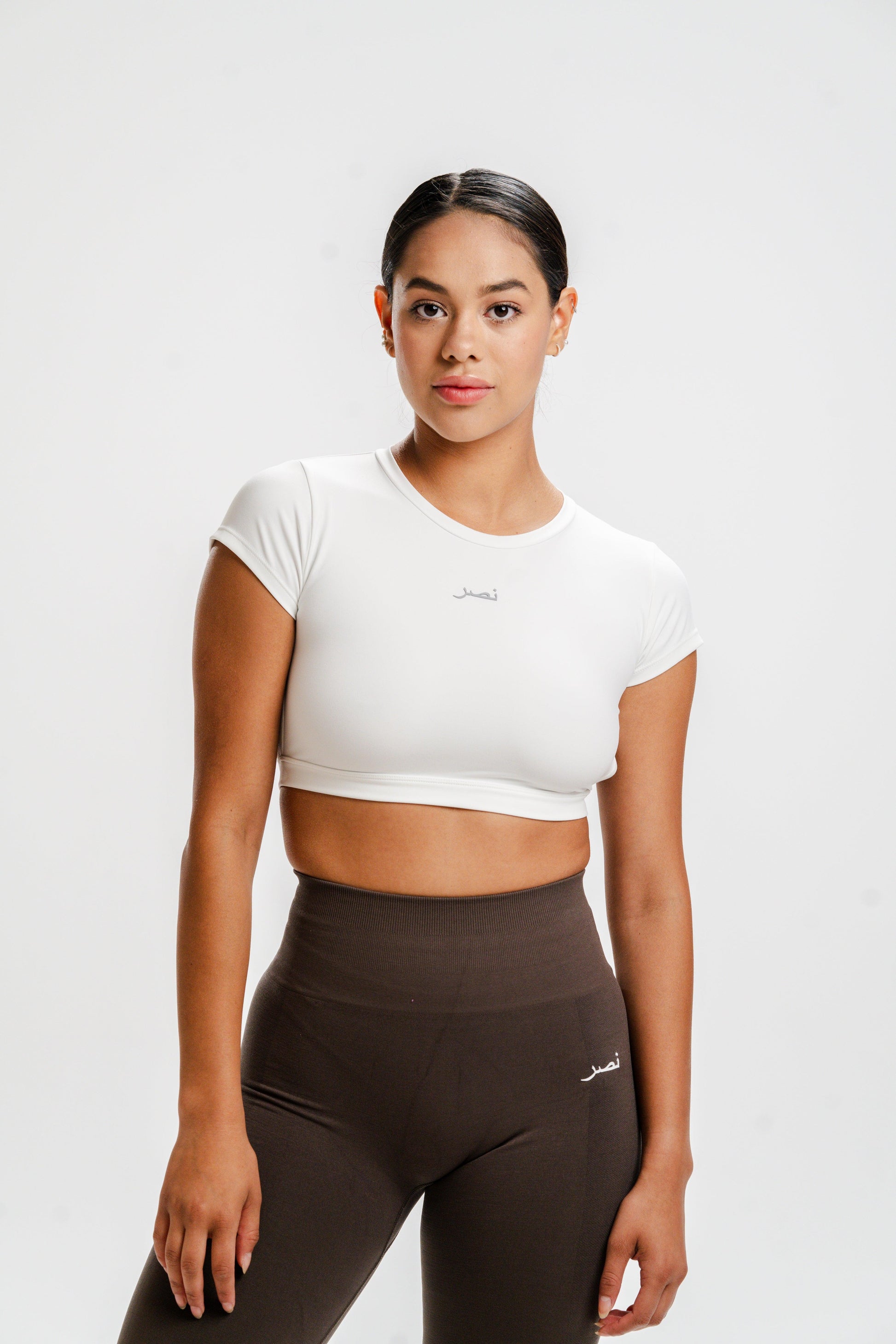 Backless Crop Top - White - NHASR