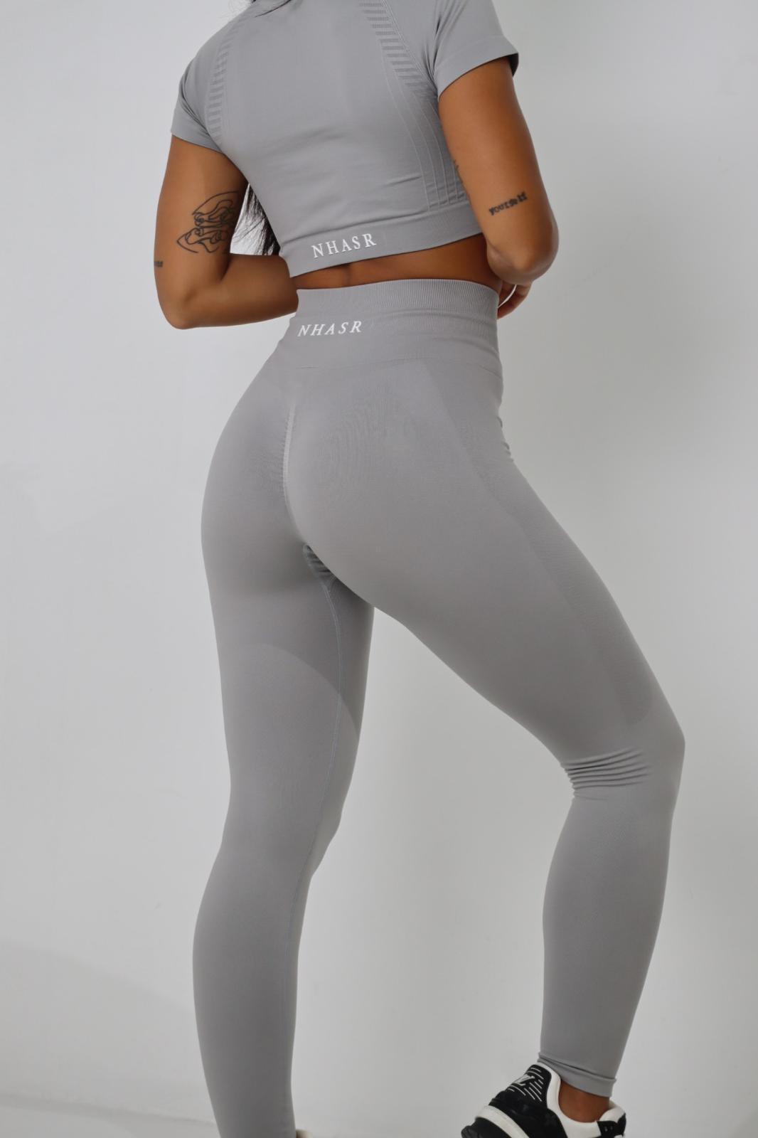 Seamless Scrunch Leggings - Grey