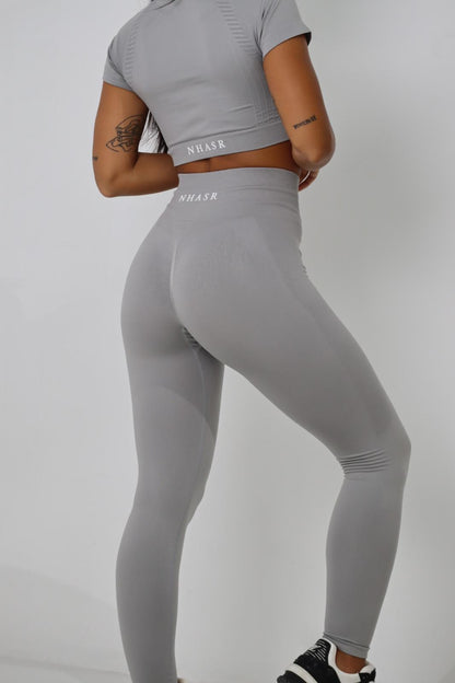 Seamless Scrunch Leggings - Grey