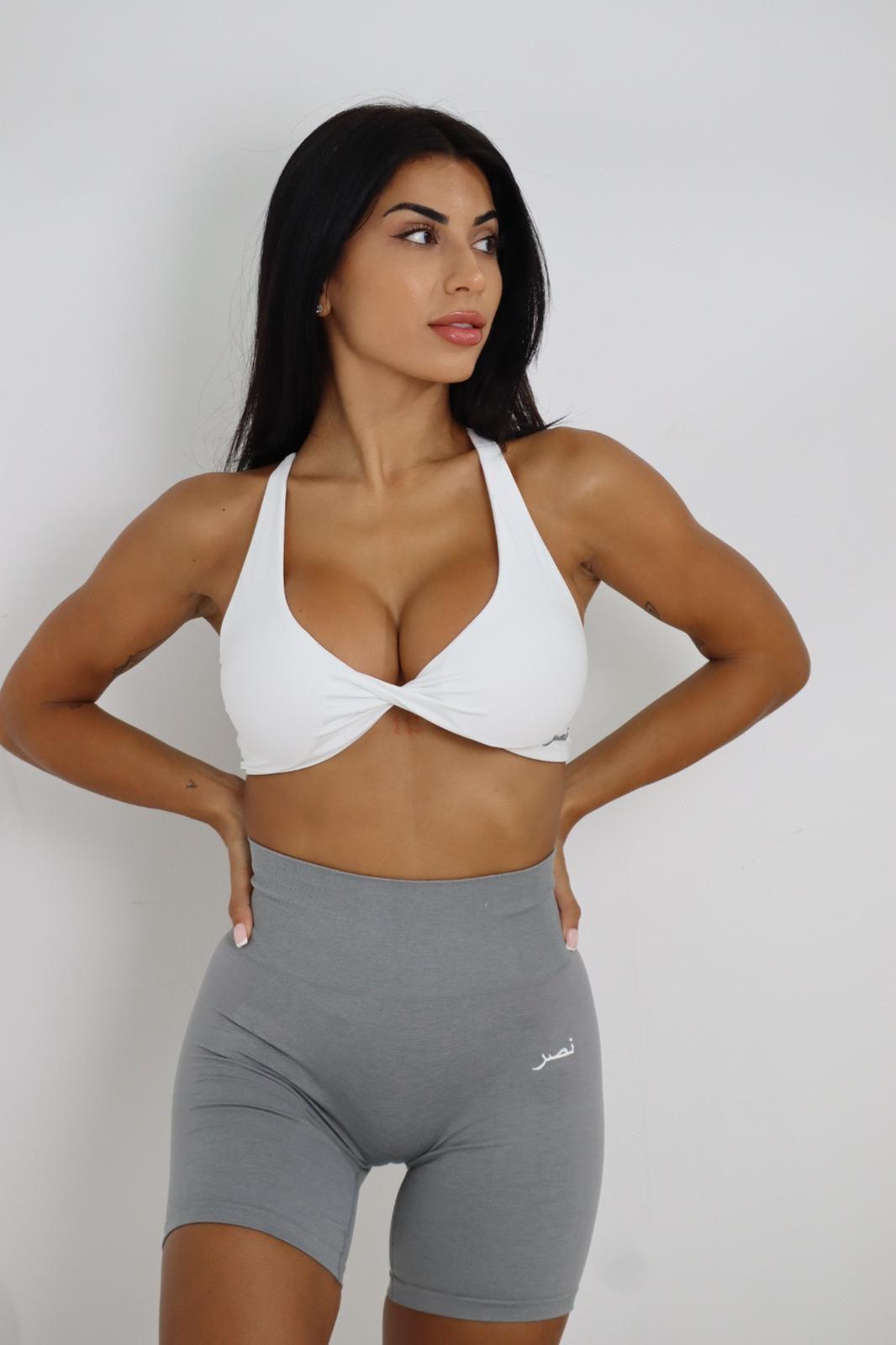 Twisted Bra - White