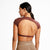 Backless Crop Top - Brown